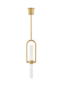 Visual Comfort Modern - 700TDCLMNB-LED930 - LED Pendant - Calumn - Natural Brass
