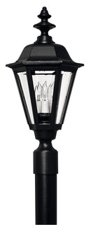 Hinkley - 1441BK - LED Post Top or Pier Mount Lantern - Manor House - Black