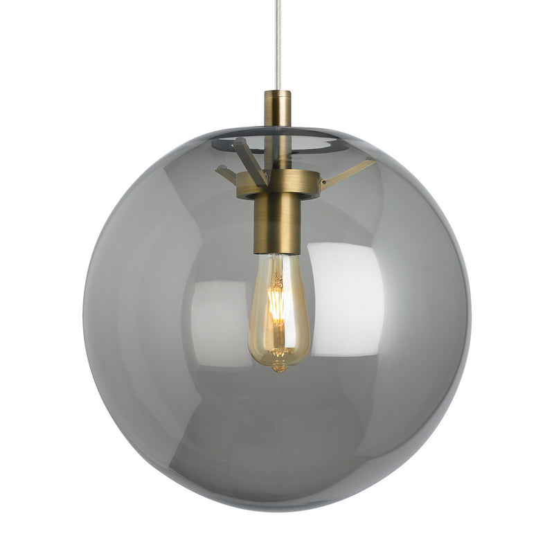 Visual Comfort Modern - 700TDPLNPKR - One Light Pendant - Palona - Aged Brass