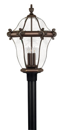 Hinkley - 2447CB - LED Post Top or Pier Mount Lantern - San Clemente - Copper Bronze