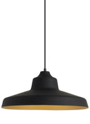 Visual Comfort Modern - 700TDZVOBG - One Light Pendant - Zevo - Black/Gold
