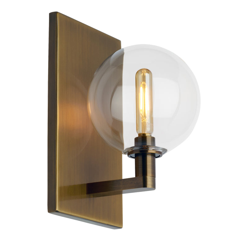 Visual Comfort Modern - 700WSGMBSCR-LED927 - LED Wall Sconce - Gambit - Aged Brass