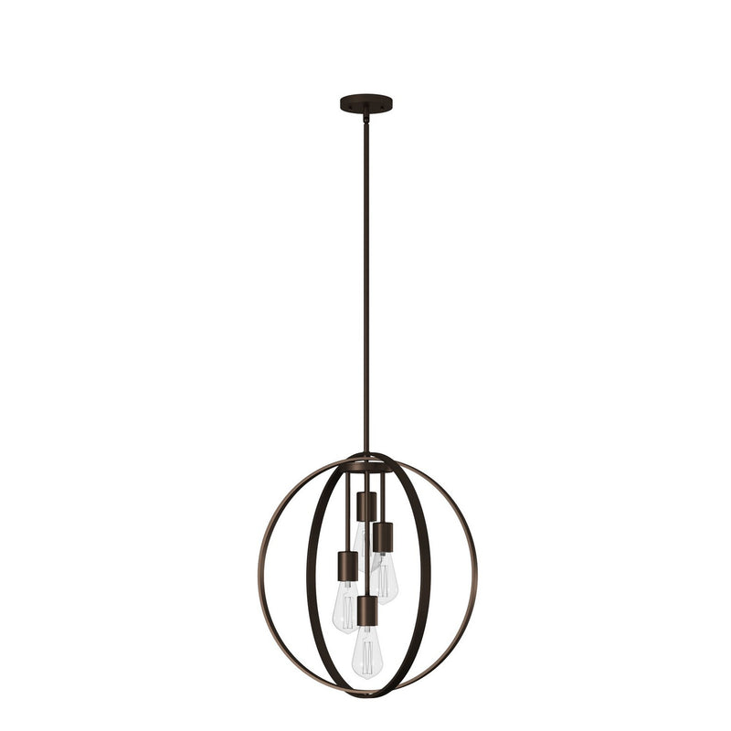 Artcraft Canada - AC10884OB - Four Light Chandelier - Newport - Oil Rubbed Bronze