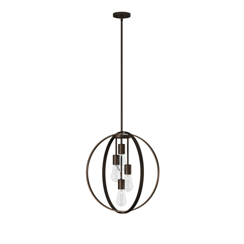 Four Light Chandelier<br /><span style="color:#4AB0CE;">Entrega: 4-10 dias en USA</span><br /><span style="color:#4AB0CE;font-size:60%;">PREGUNTE POR ENTREGA EN PANAMA</span><br />Collection: Newport<br />Finish: Oil Rubbed Bronze