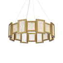 Modern Forms - PD-66028-AB - LED Chandelier - Fury - Aged Brass