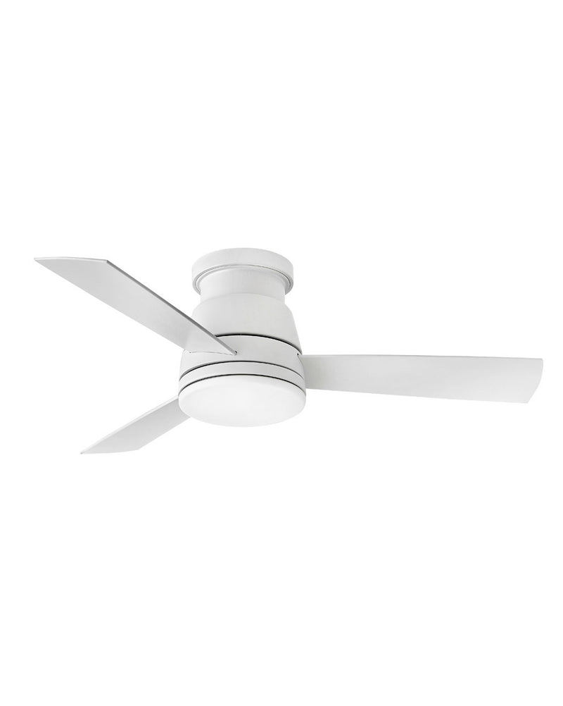 Hinkley - 902744FMW-LWD - 44"Ceiling Fan - Trey - Matte White