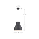 Kuzco Lighting - 494213-BK - One Light Pendant - Cradle - Black