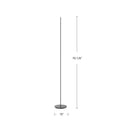 Kuzco Lighting - FL46748-BK - LED Floor Lamp - Reeds - Black
