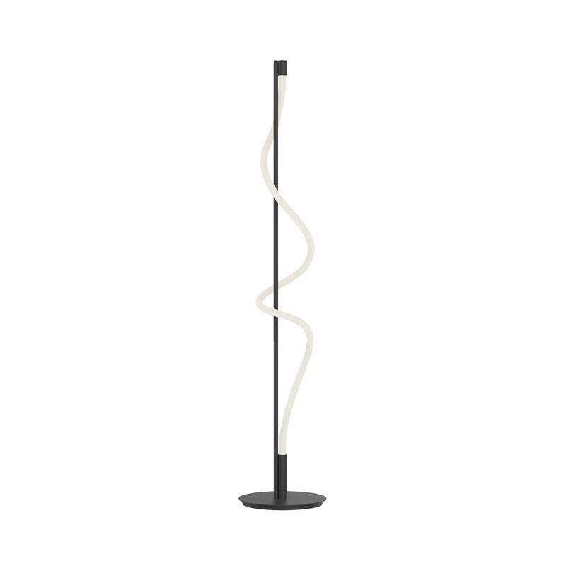 LED Floor Lamp<br /><span style="color:#4AB0CE;">Entrega: 4-10 dias en USA</span><br /><span style="color:#4AB0CE;font-size:60%;">PREGUNTE POR ENTREGA EN PANAMA</span><br />Collection: Cursive<br />Finish: Black