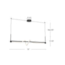 LED Pendant<br /><span style="color:#4AB0CE;">Entrega: 4-10 dias en USA</span><br /><span style="color:#4AB0CE;font-size:60%;">PREGUNTE POR ENTREGA EN PANAMA</span><br />Collection: Cursive<br />Finish: Black