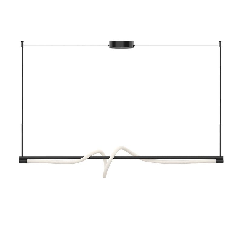 LED Pendant<br /><span style="color:#4AB0CE;">Entrega: 4-10 dias en USA</span><br /><span style="color:#4AB0CE;font-size:60%;">PREGUNTE POR ENTREGA EN PANAMA</span><br />Collection: Cursive<br />Finish: Black