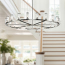 Alora - CH309021PNCG - 21 Light Chandelier - Revolve - Clear Glass/Polished Nickel