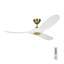 Visual Comfort Fan - 3MAVR52RZWBBS - 52" Ceiling Fan - Maverick - Burnished Brass