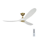 Visual Comfort Fan - 3MAVR60RZWBBS - 60" Ceiling Fan - Maverick - Burnished Brass