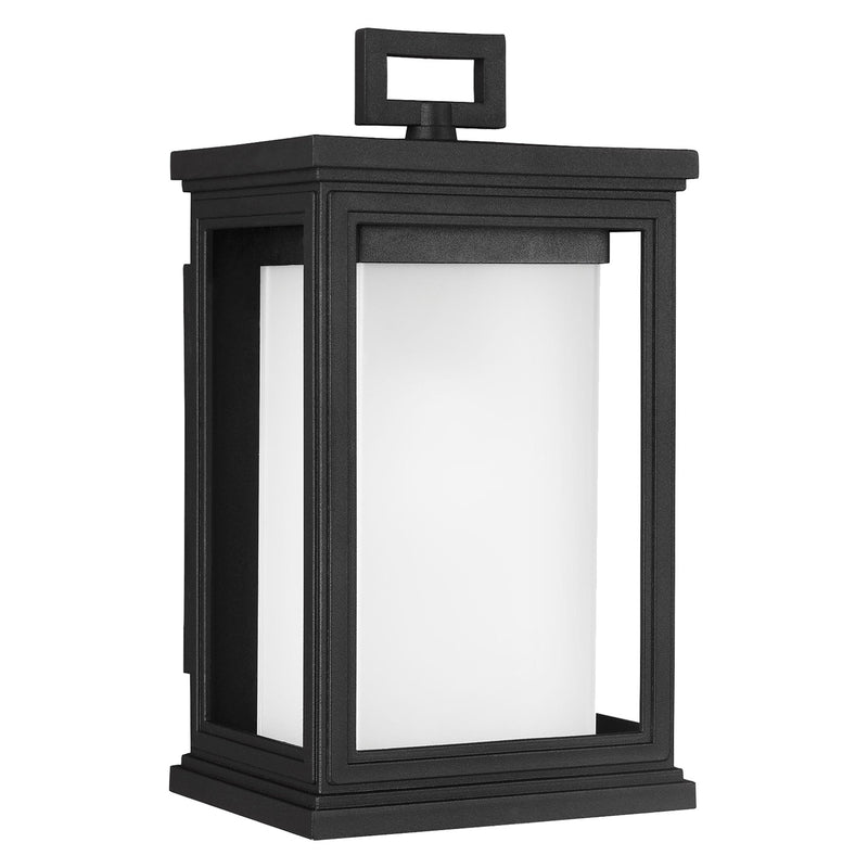 Generation Lighting - OL12900TXB - One Light Outdoor Wall Lantern - Roscoe - Textured Black