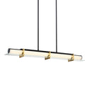 George Kovacs - P1516-707-L - LED Island Pendant - Midnight Gold - Sand Black With Honey Gold