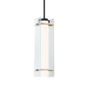 George Kovacs - P1519-707-L - LED Pendant - Midnight Gold - Sand Black With Honey Gold