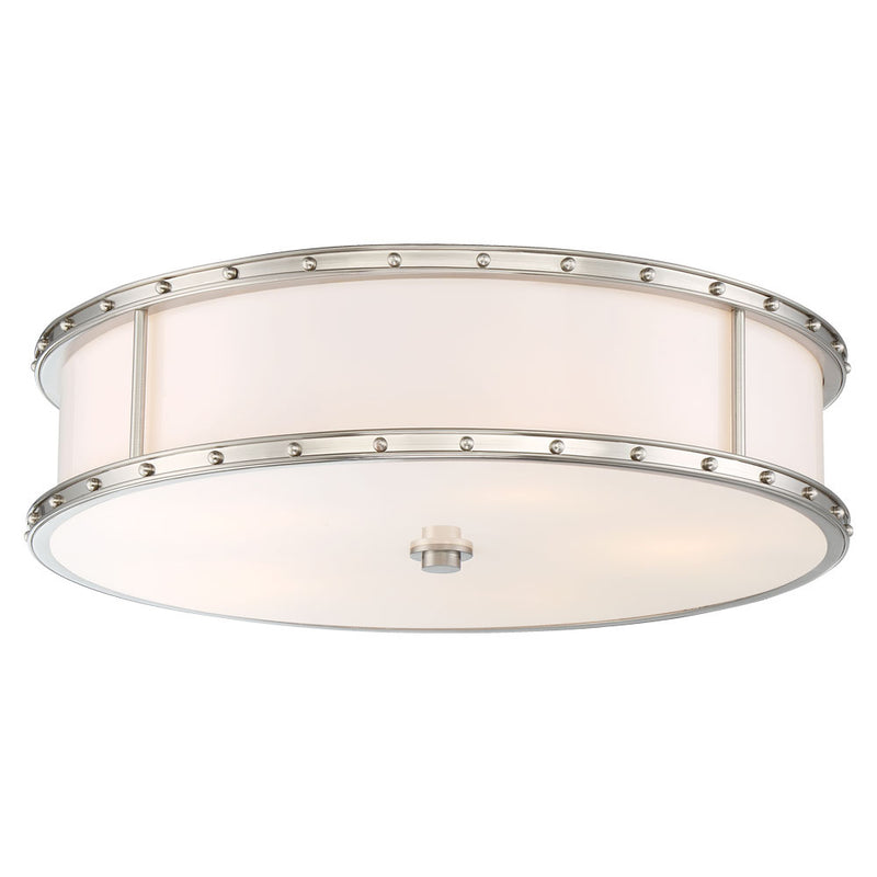 LED Flush Mount<br /><span style="color:#4AB0CE;">Entrega: 4-10 dias en USA</span><br /><span style="color:#4AB0CE;font-size:60%;">PREGUNTE POR ENTREGA EN PANAMA</span><br />Collection: Flush Mount<br />Finish: Brushed Nickel