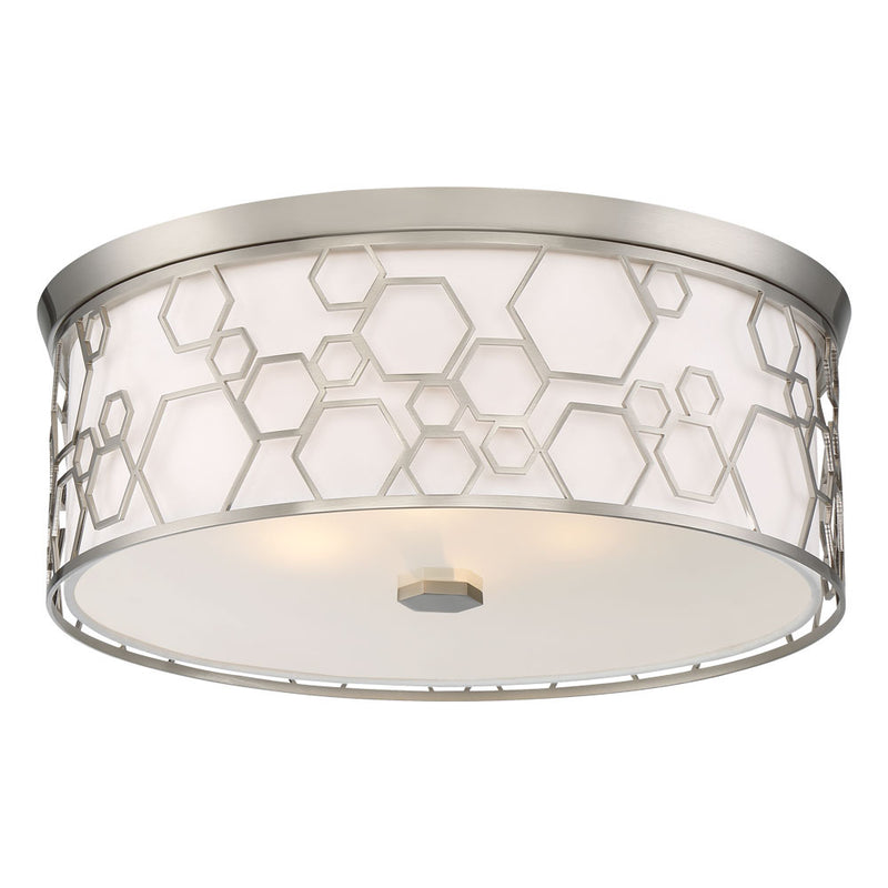 LED Flush Mount<br /><span style="color:#4AB0CE;">Entrega: 4-10 dias en USA</span><br /><span style="color:#4AB0CE;font-size:60%;">PREGUNTE POR ENTREGA EN PANAMA</span><br />Finish: Brushed Nickel