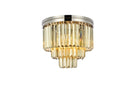Elegant Lighting - 1231F20PN-GT/RC - Nine Light Flush Mount - Sydney - Polished Nickel