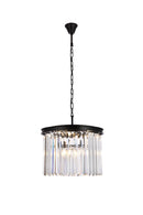 Elegant Lighting - 1238D20MB/RC - Six Light Pendant - Sydney - Matte Black