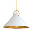 Corbett Lighting - 290-42-GL/SWH - One Light Pendant - Charm - Gold Leaf