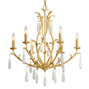 Corbett Lighting - 293-06-GL - Six Light Chandelier - Prosecco - Gold Leaf