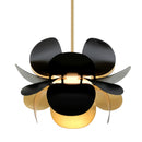 Corbett Lighting - 308-41-GL/SBK - One Light Chandelier - Ginger - Gold Leaf