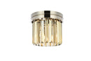 Elegant Lighting - 1238F12PN-GT/RC - Three Light Flush Mount - Sydney - Polished Nickel