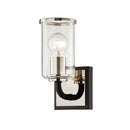 Troy Lighting - B7681 - One Light Vanity - Aeon - Carbide Blk & Pol Nickel