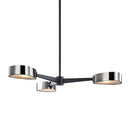 Troy Lighting - F7333-TBK/BCR - Three Light Chandelier - Allisio - Texture Black