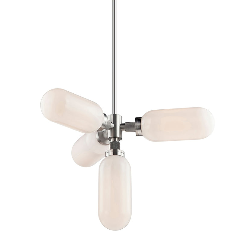 Troy Lighting - F7364 - Four Light Chandelier - Annex - Anodized Aluminum