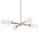 Troy Lighting - F7365 - Four Light Chandelier - Annex - Anodized Aluminum