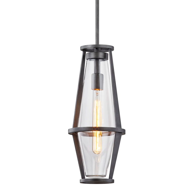 Troy Lighting - F7617-GRA - One Light Pendant - Prospect - Graphite