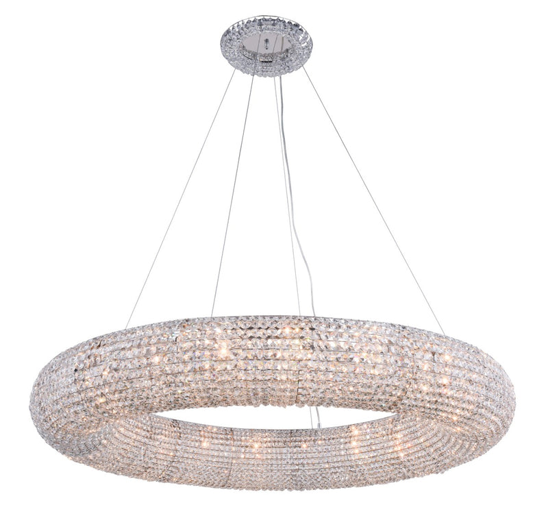 Elegant Lighting - 2114G52C/RC - 20 Light Chandelier - Paris - Chrome