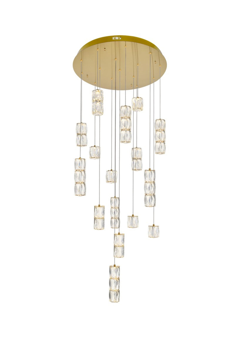 LED Pendant<br /><span style="color:#4AB0CE;">Entrega: 4-10 dias en USA</span><br /><span style="color:#4AB0CE;font-size:60%;">PREGUNTE POR ENTREGA EN PANAMA</span><br />Collection: Polaris<br />Finish: Gold