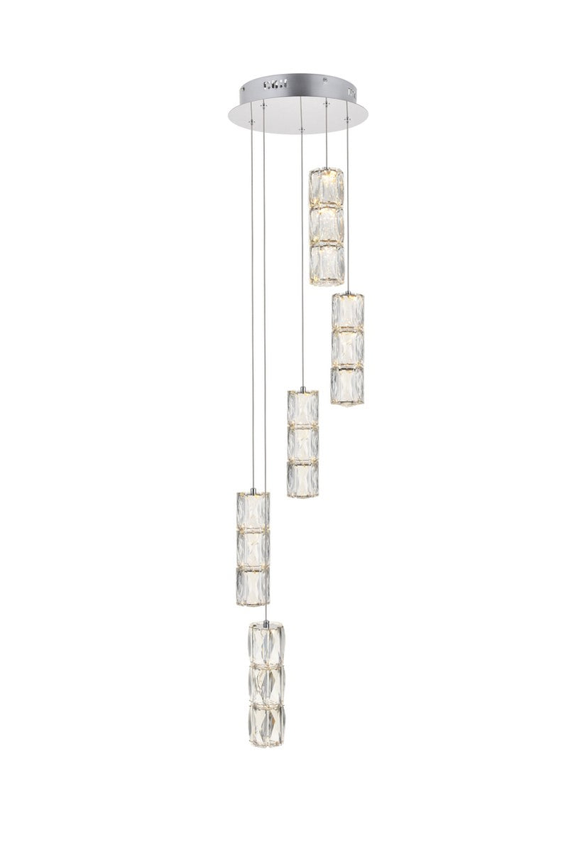 LED Pendant<br /><span style="color:#4AB0CE;">Entrega: 4-10 dias en USA</span><br /><span style="color:#4AB0CE;font-size:60%;">PREGUNTE POR ENTREGA EN PANAMA</span><br />Collection: Polaris<br />Finish: Chrome