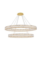 LED Chandelier<br /><span style="color:#4AB0CE;">Entrega: 4-10 dias en USA</span><br /><span style="color:#4AB0CE;font-size:60%;">PREGUNTE POR ENTREGA EN PANAMA</span><br />Collection: Monroe<br />Finish: Gold