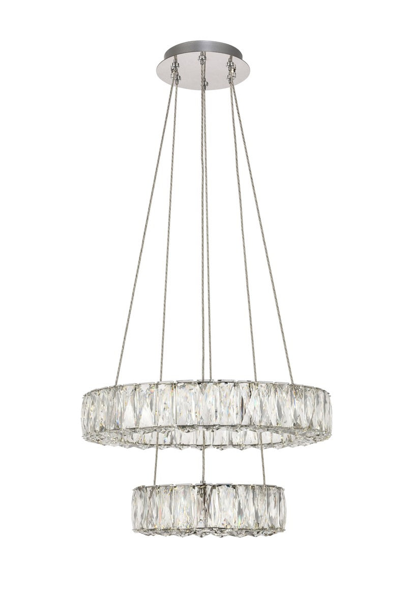 LED Chandelier<br /><span style="color:#4AB0CE;">Entrega: 4-10 dias en USA</span><br /><span style="color:#4AB0CE;font-size:60%;">PREGUNTE POR ENTREGA EN PANAMA</span><br />Collection: Monroe<br />Finish: Chrome