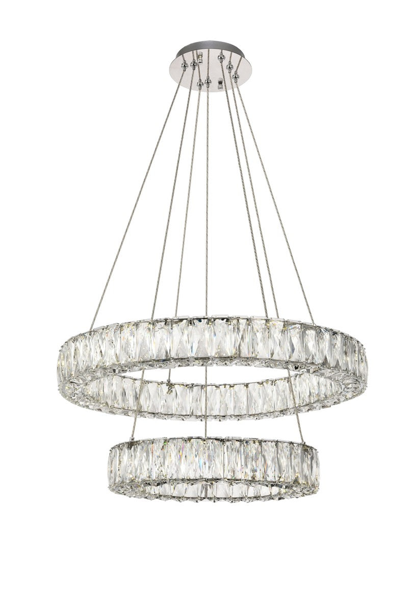 LED Chandelier<br /><span style="color:#4AB0CE;">Entrega: 4-10 dias en USA</span><br /><span style="color:#4AB0CE;font-size:60%;">PREGUNTE POR ENTREGA EN PANAMA</span><br />Collection: Monroe<br />Finish: Chrome