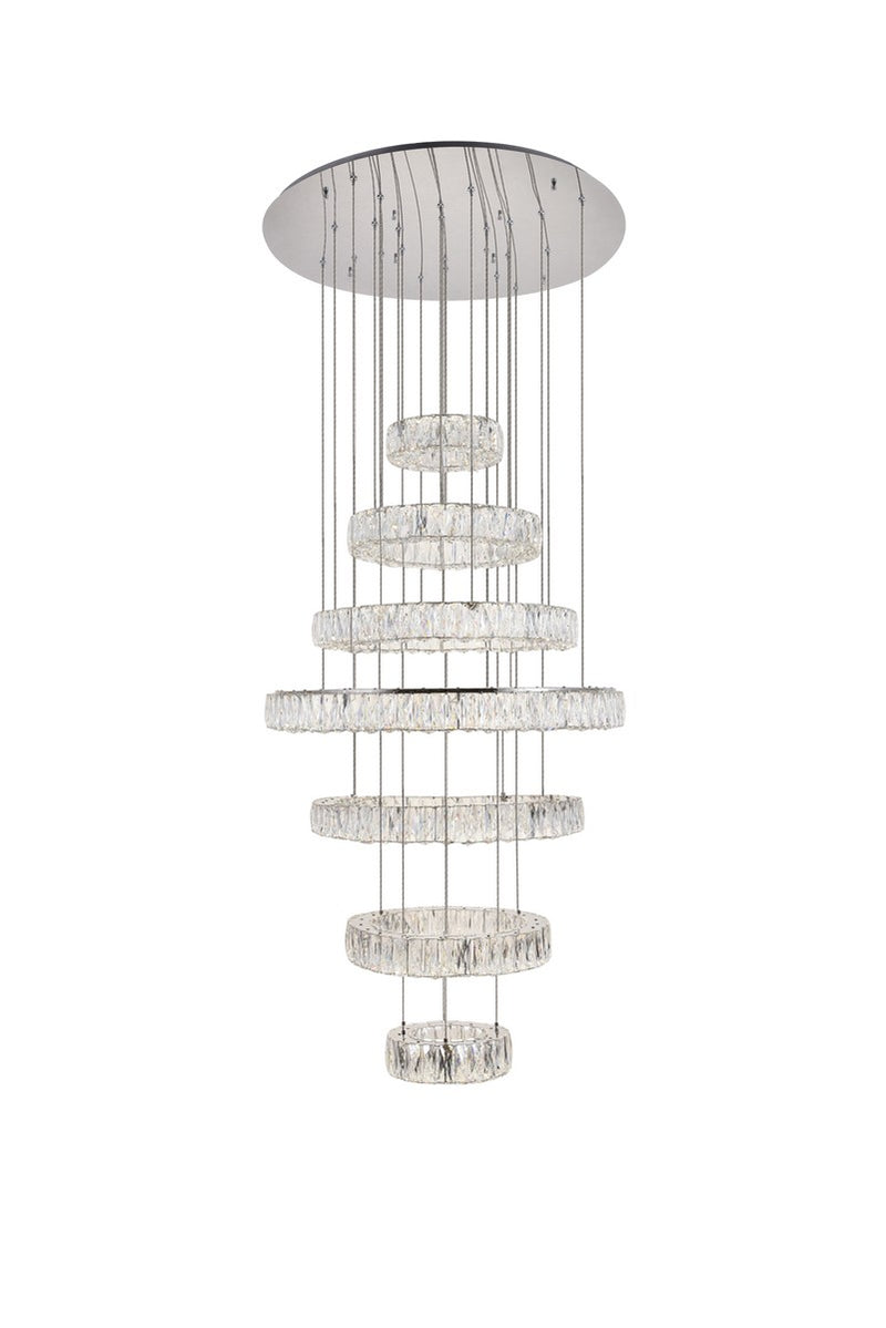 LED Chandelier<br /><span style="color:#4AB0CE;">Entrega: 15-16 semanas en USA</span><br /><span style="color:#4AB0CE;font-size:60%;">PREGUNTE POR ENTREGA EN PANAMA</span><br />Collection: Monroe<br />Finish: Chrome