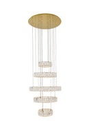 LED Pendant<br /><span style="color:#4AB0CE;">Entrega: 4-10 dias en USA</span><br /><span style="color:#4AB0CE;font-size:60%;">PREGUNTE POR ENTREGA EN PANAMA</span><br />Collection: Monroe<br />Finish: Gold