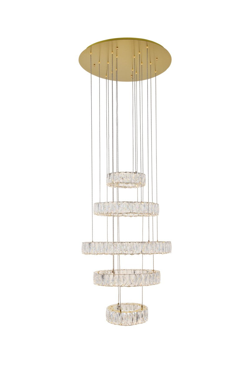 LED Pendant<br /><span style="color:#4AB0CE;">Entrega: 4-10 dias en USA</span><br /><span style="color:#4AB0CE;font-size:60%;">PREGUNTE POR ENTREGA EN PANAMA</span><br />Collection: Monroe<br />Finish: Gold