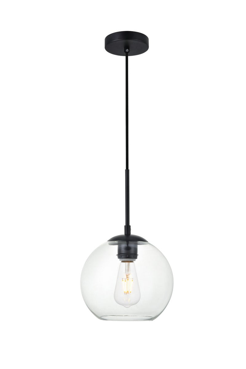 Elegant Lighting - LD2206BK - One Light Pendant - BAXTER - Black