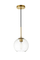 Elegant Lighting - LD2206BR - One Light Pendant - BAXTER - Brass