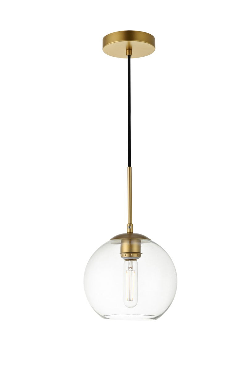 Elegant Lighting - LD2206BR - One Light Pendant - BAXTER - Brass