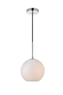 Elegant Lighting - LD2207C - One Light Pendant - BAXTER - Chrome