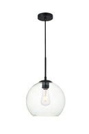 Elegant Lighting - LD2212BK - One Light Pendant - BAXTER - Black