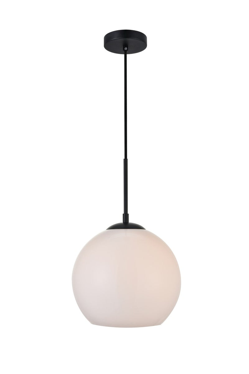 Elegant Lighting - LD2213BK - One Light Pendant - BAXTER - Black