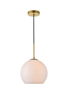 Elegant Lighting - LD2213BR - One Light Pendant - BAXTER - Brass